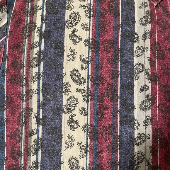 Vintage Bandana Print Button Up - Picture 4 of 6